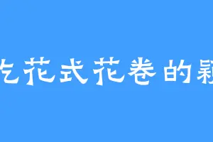 爱吃花式花卷的颖王