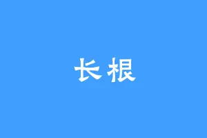 长根