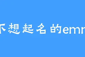 不想起名的emm