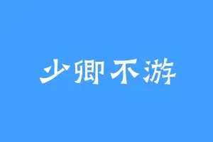 少卿不游