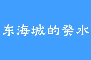 东海城的癸水