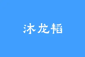 沐龙韬
