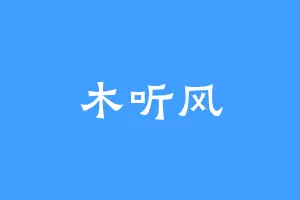 木听风