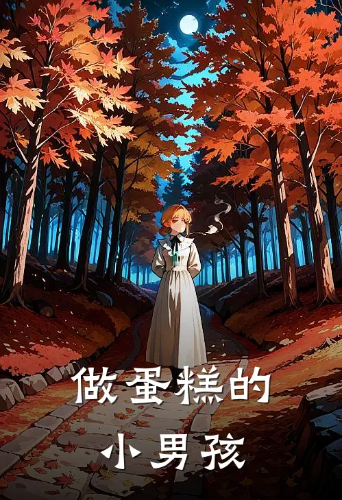 做蛋糕的小男孩