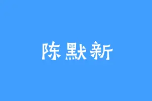 陈默新