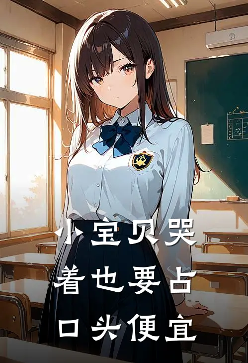 小宝贝哭着也要占口头便宜